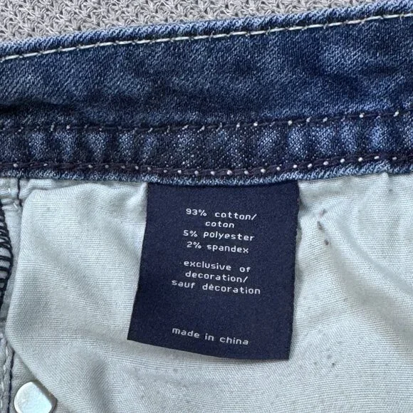 Vigoss Womens Size 3/4 L33 Blue Denim Bootcut Dallas Heritage Jeans Embellished - Picture 9 of 15